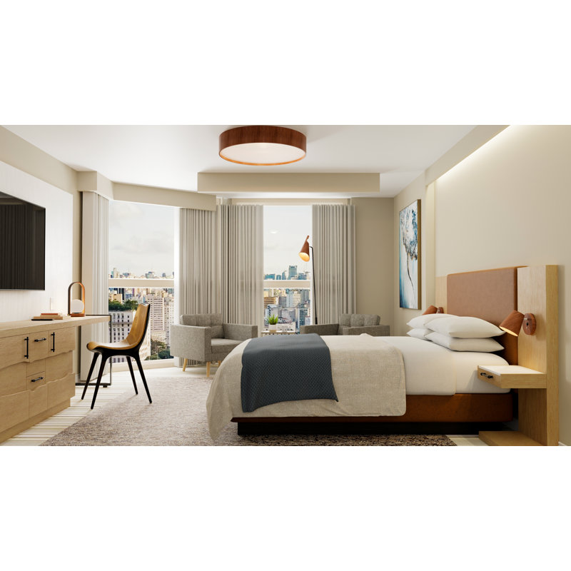 Strap Table Lamp, Teak