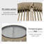 2 - Person Patio Dining Set Round Table