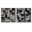 Francille - Ensemble de 2 collages carrés à formes abstraites-101851860-101851861