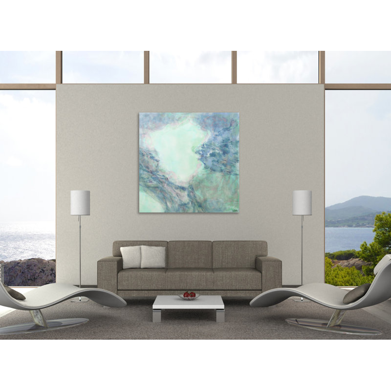 "Centrifuge 48 X 48", toile tendue par Barbara Bilotta, H 48 po x l 48 po x P 1,5 po