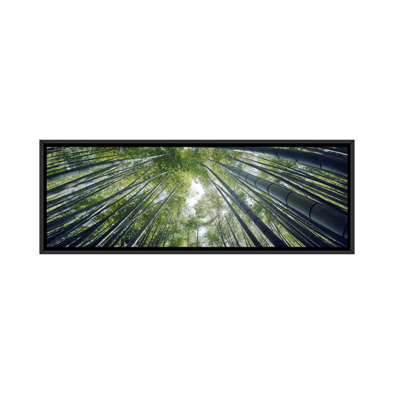 «Hokokuji Temple, Honshu, Japon», reproduction de photo sur toile, H 12 po x l 36 po x P 1,5 po, Toile avec cadre noir