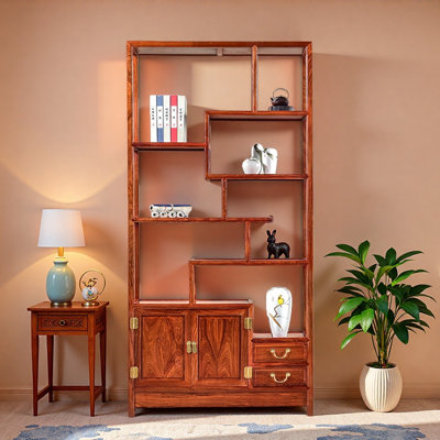 New Chinese Minimalist Style Bookcase