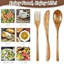 Ensemble d'ustensiles en bois pour manger 12 pièces 12 pièces-310040268