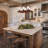 6 - Light Brown Kitchen Island Pendant