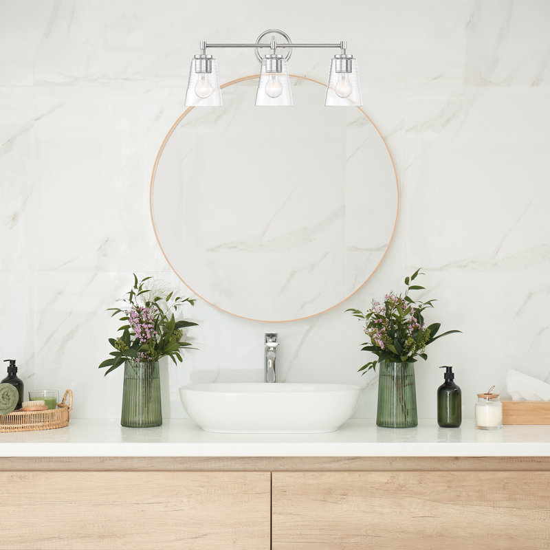 Archiebald 3 - Light Dimmable Vanity Light, Brushed Nickel