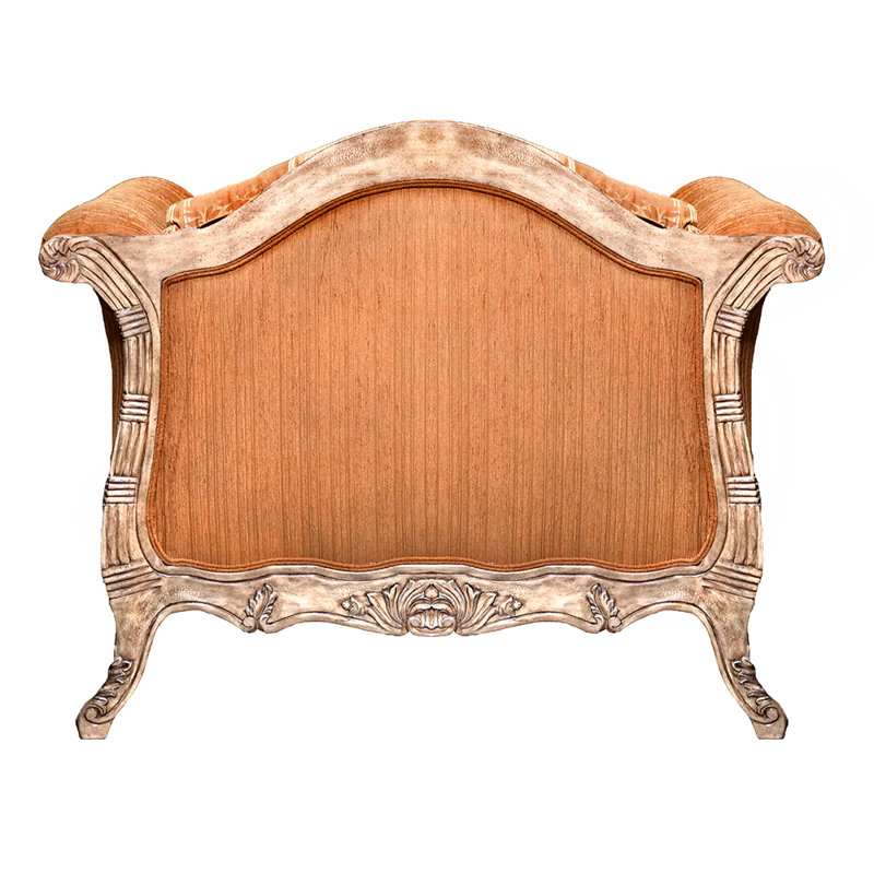 Chaise longue capitonnée Trandon