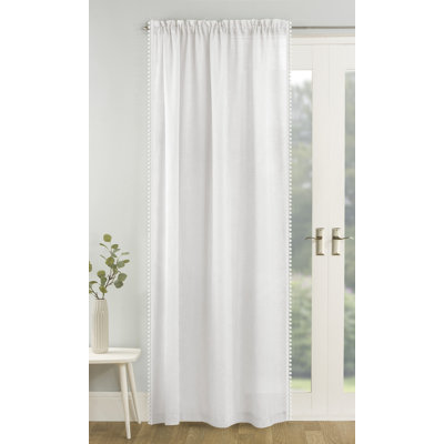 Caletha Semi Sheer Curtain Single Panel