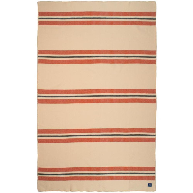 Cabin Collection Hand Woven Blanket, Tan, 50" x 72"
