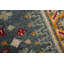 Tapis de couloir indien géométrique en laine 3 x 8