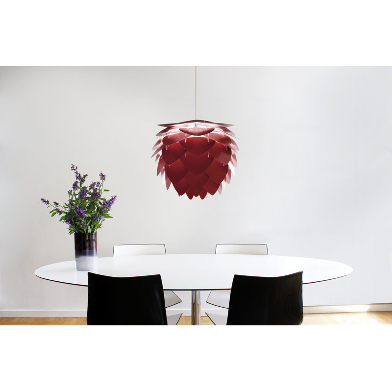 Estelle 1 - Light Pendant, White, White, 18.9" H x 23.3" W