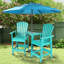 Chaise haute Adirondack avec table Cezalinda-1559659533