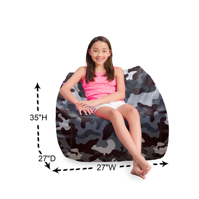 Fauteuil à billes avec siège structuré pour enfants, adolescents et adultes, fauteuil confortable pour jouer, lire et regarder la télévision, fauteuils à billes en nylon multicolore, fauteuil Coronado