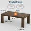 Table de salle à manger de style campagnard de 180 cm pour 6 à 8 personnes, table rectangulaire pour cuisine ou salle à manger-507245038
