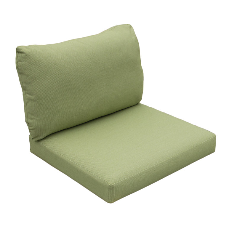 TB Lounge Tommy Bahama 1 - Piece Outdoor Seat/Back Cushion, 23"W x 24"L, Bamboo Bay Pear