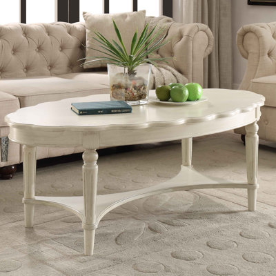 Table basse ACME Fordon, blanc antique
