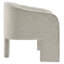 Fauteuil d'appoint rembourré en tissu Greer Boucle-106273814