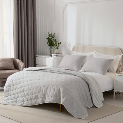 Ensemble de courtepointe en gaze de coton toutes saisons Wonderful