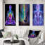 «Neon Meditation», 3 pièces sur toile-1296906922-1296906923