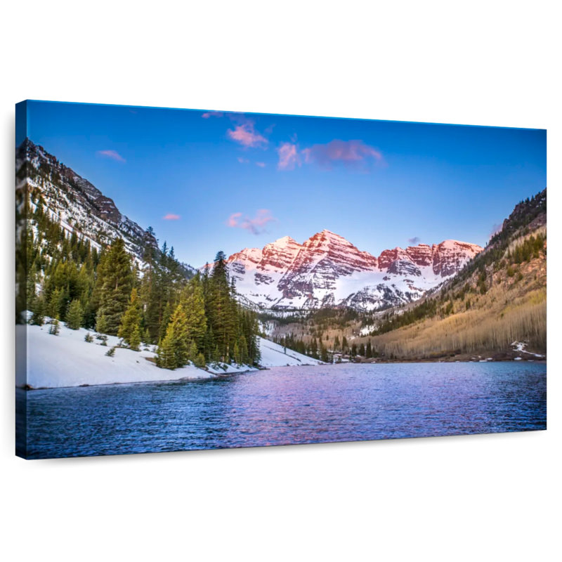 Alvord Sunrise Over Aspen Mountains, 8" H x 12" W