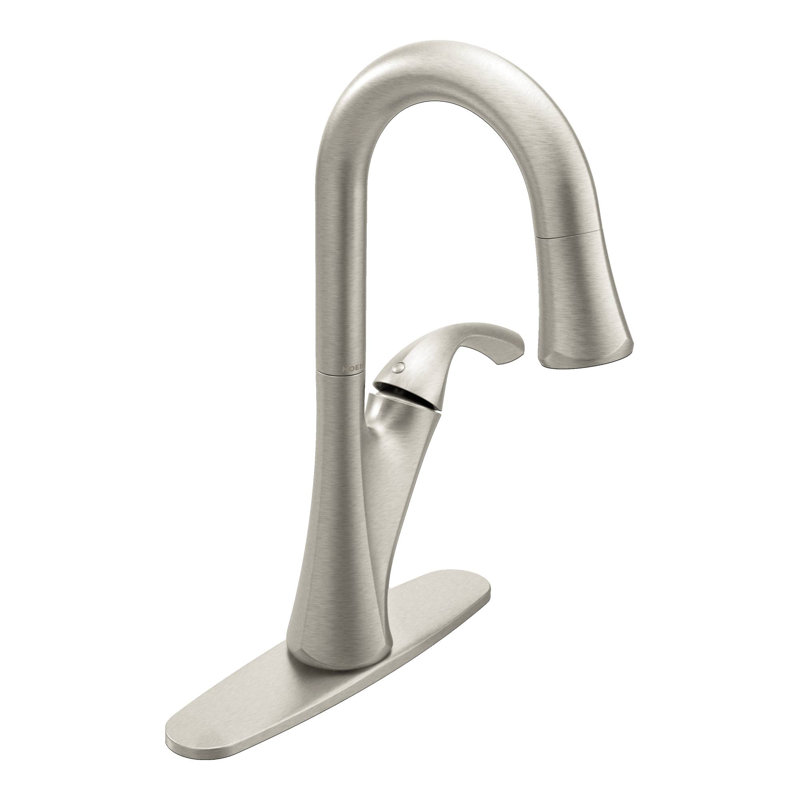 Notch Bar Faucet with Duralock and Reflex, Stainless Steel