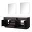 Ensemble de meuble-lavabo double 80 "avec miroir-82319148-112727998