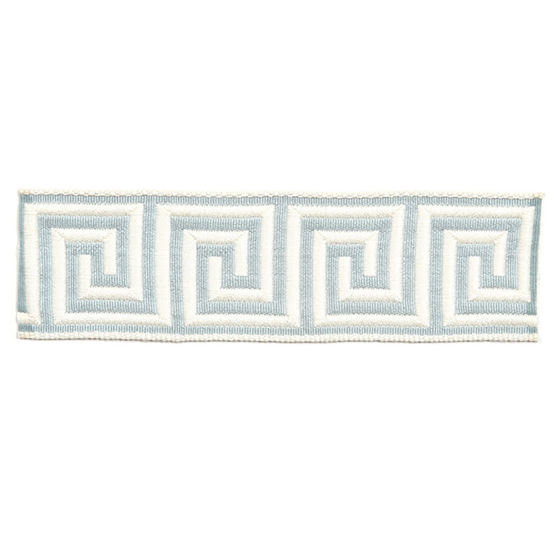 Ruban de jacquard méchant - tissu ardoise, Brume