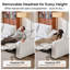 Canapé inclinable électrique surdimensionné à 3 places en chenille surdimensionné avec repose-tête-358704088