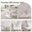 Rectangle Marble Texture Dining Table Set-370717126-370717169-370717168