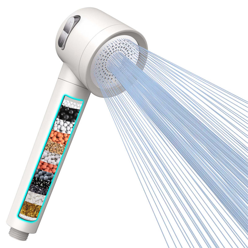 Handheld Shower Head, White