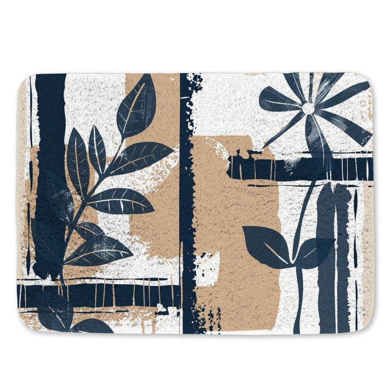 Koloman Microfiber / Microsuede Bath Mat, Single - 24" L x 17" W
