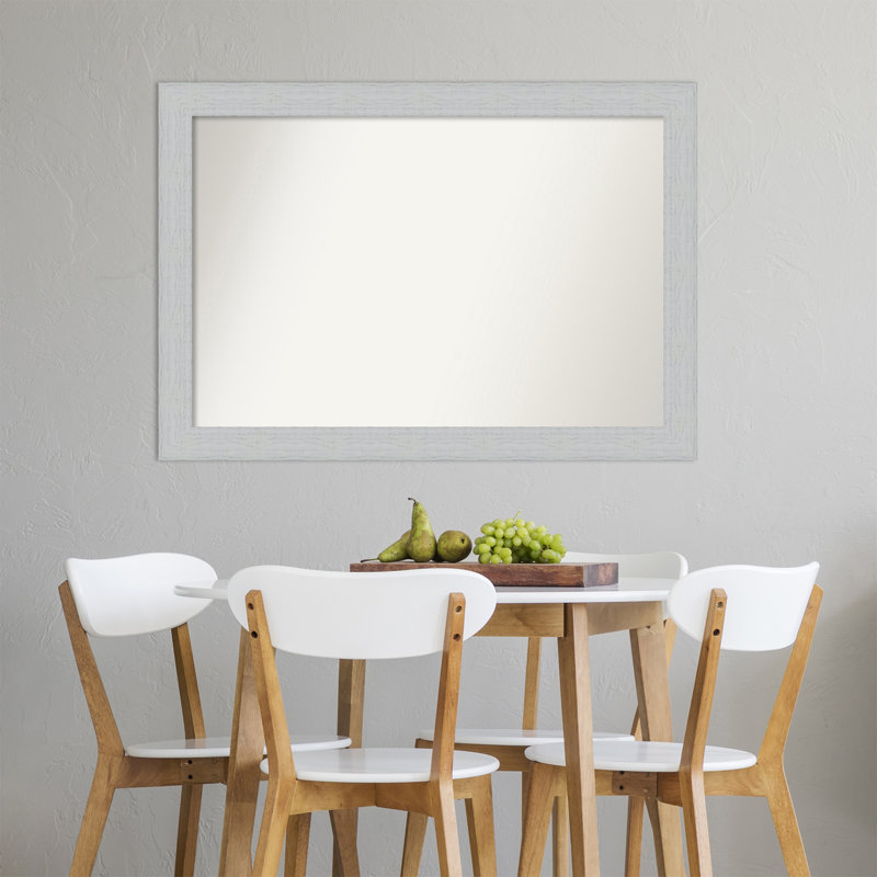 Miroir Luncsford au fini brossé, H 28 po x l 40 po