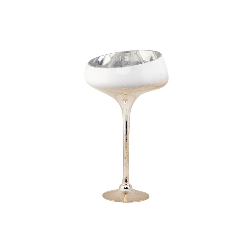  Glass Table Vase, 25.5cm H x 16.6cm W x 50cm D, Clear