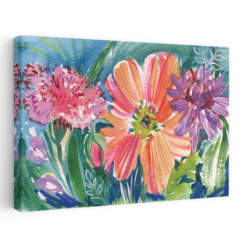 Fleur secrète, art floral, H 24 po x l 16 po