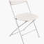 Ensemble de 4 chaises pliantes, chaises en plastique pliables avec structure en métal robuste, chaises de table pliantes portatives, sièges d'extérieur empilables pour la maison, la cour, le jardin, les fêtes, les événements, blanc