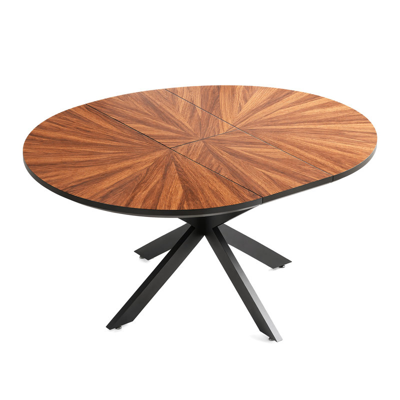 Cette table de salle à manger moderne combine un plateau de table en panneau de fibres à densité moyenne durable avec une structure en métal robuste, offrant un équilibre entre stabilité, style et prix abordable.