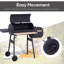 Barbecue portatif en acier Outsunny
