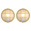 Luminaire d'extérieur en verre givré Delacour Gold 7,87 po H