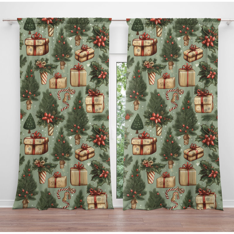 Jahnyah Room Darkening Curtain Pair, 40" W x 61" L