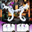 Décorations de fantômes gonflables d'Halloween 6 pi - fantômes avec chapeaux de sorcière et lumières DEL intégrées pour la porte d'entrée, le jardin, le décor de fête de cour Spooky