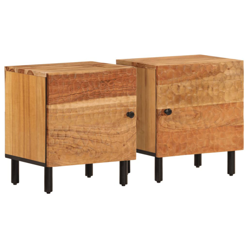 Belaire 40cm W Iron Bedside Table