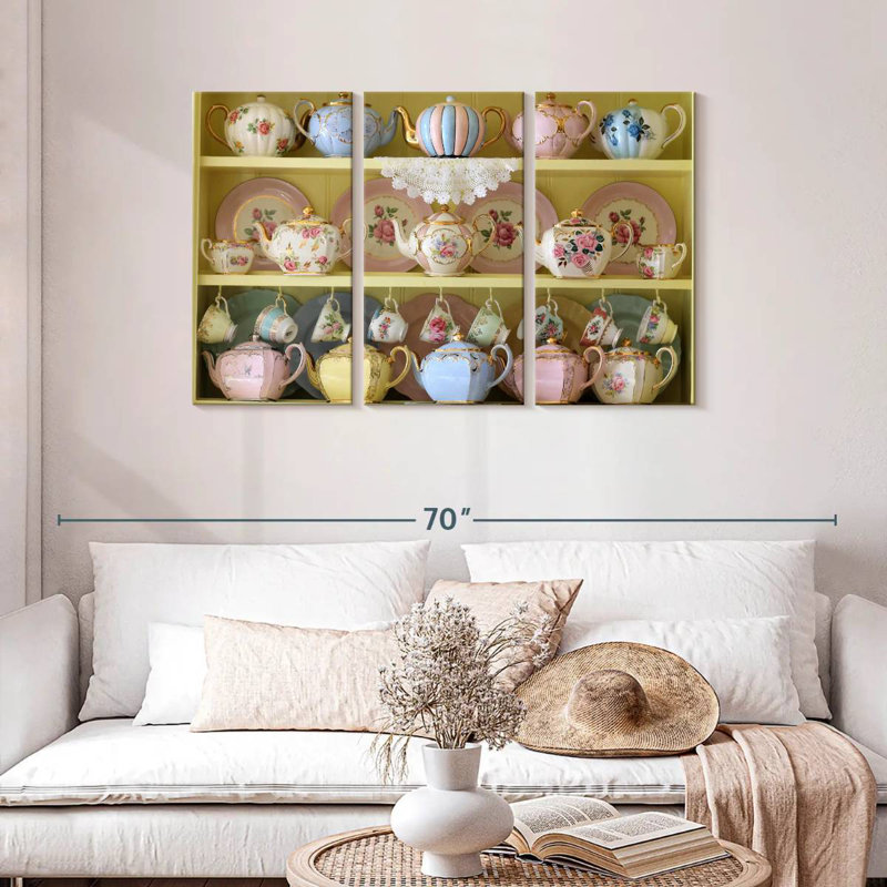 Senne Teaware Collection, 28" H x 45" W