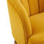 Fauteuil d'appoint rembourré avec pieds en bois-816122638