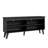 Khursheed Compact TV Stand Cabinet with 4 Shelves and Cable Management for 50, 55 Inch TV Media Storage Unit Living Room and Bedroom Modern Wooden Television Media Console-691232473