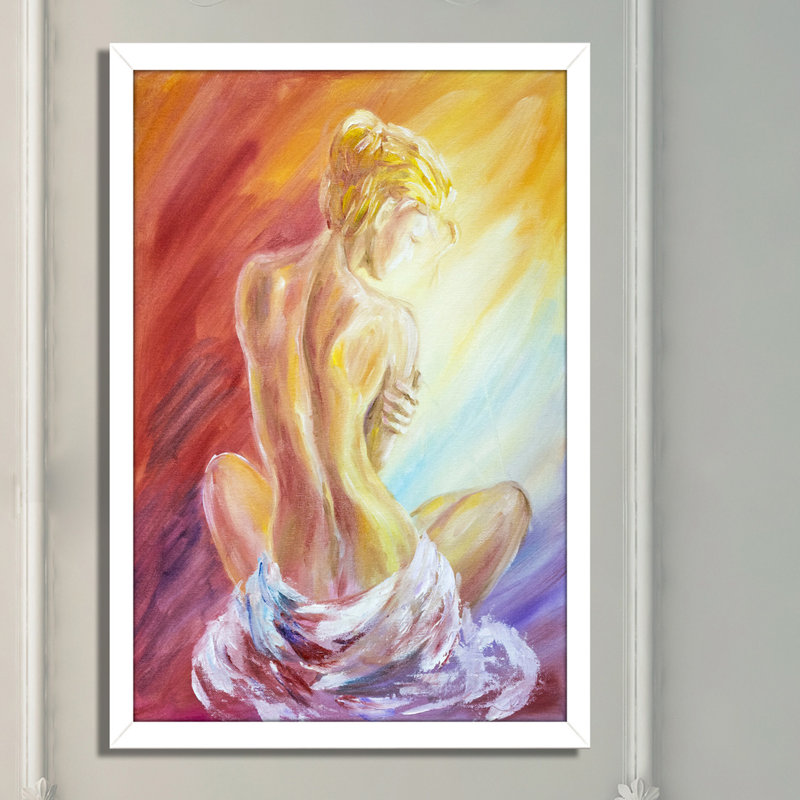 « nu 1 », reproduction d’art encadrée, H 51,5 po x l 35,5 po x P 0,75 po
