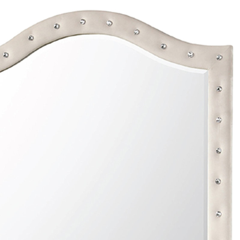 Miroir de commode Rausch, Crème, crème