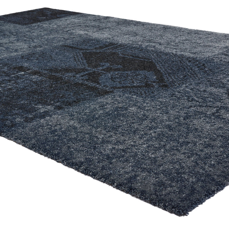 Tapis bleu Paske, 6 pi 7 po x 9 pi 6 po