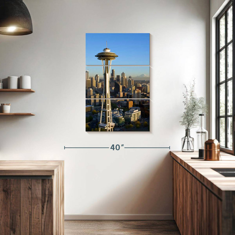 Lilie Seattle's Space Needle, H 38 po x l 24 po