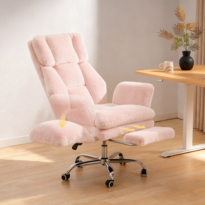 Desk Office Chair, Big and Tall Ergonomic Office Chair, 200KG Adjustable High Back Computer Chair,Executive Swivel Chair with Footrest and Lumbar Support