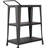 3-Tiered Metal Frame, Industrial Dining Cart With Swivel Wheels-483194273
