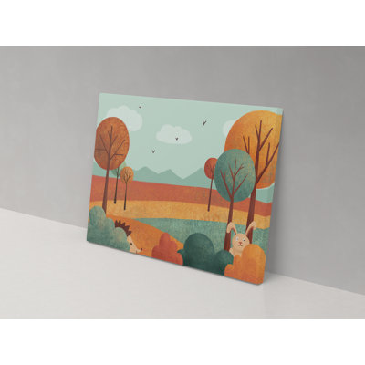 Autumn Days - Wrapped Canvas Print